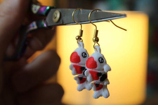 Koi Fish Earring 3D Printed
