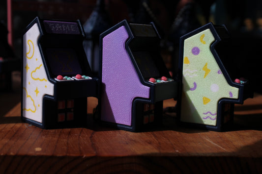 Arcade Cabinate Clicker Keychain