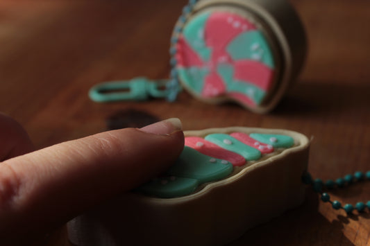 Seashell Clicker Keychain