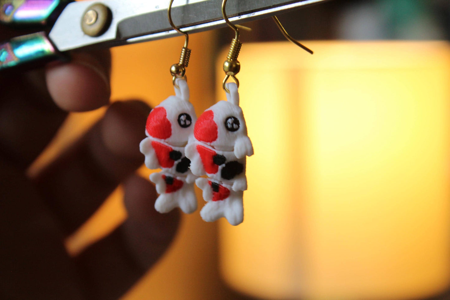 Koi Fish Earring 3D Printed