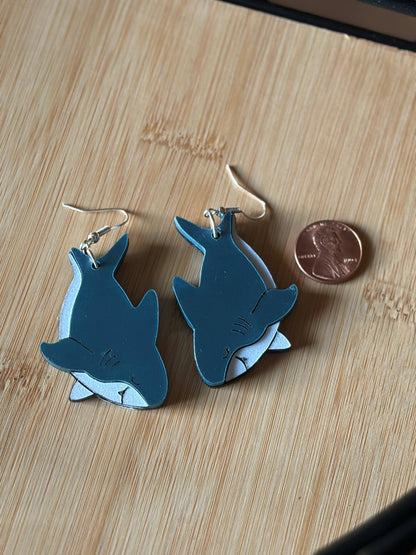 Shark Acrylic Earrings