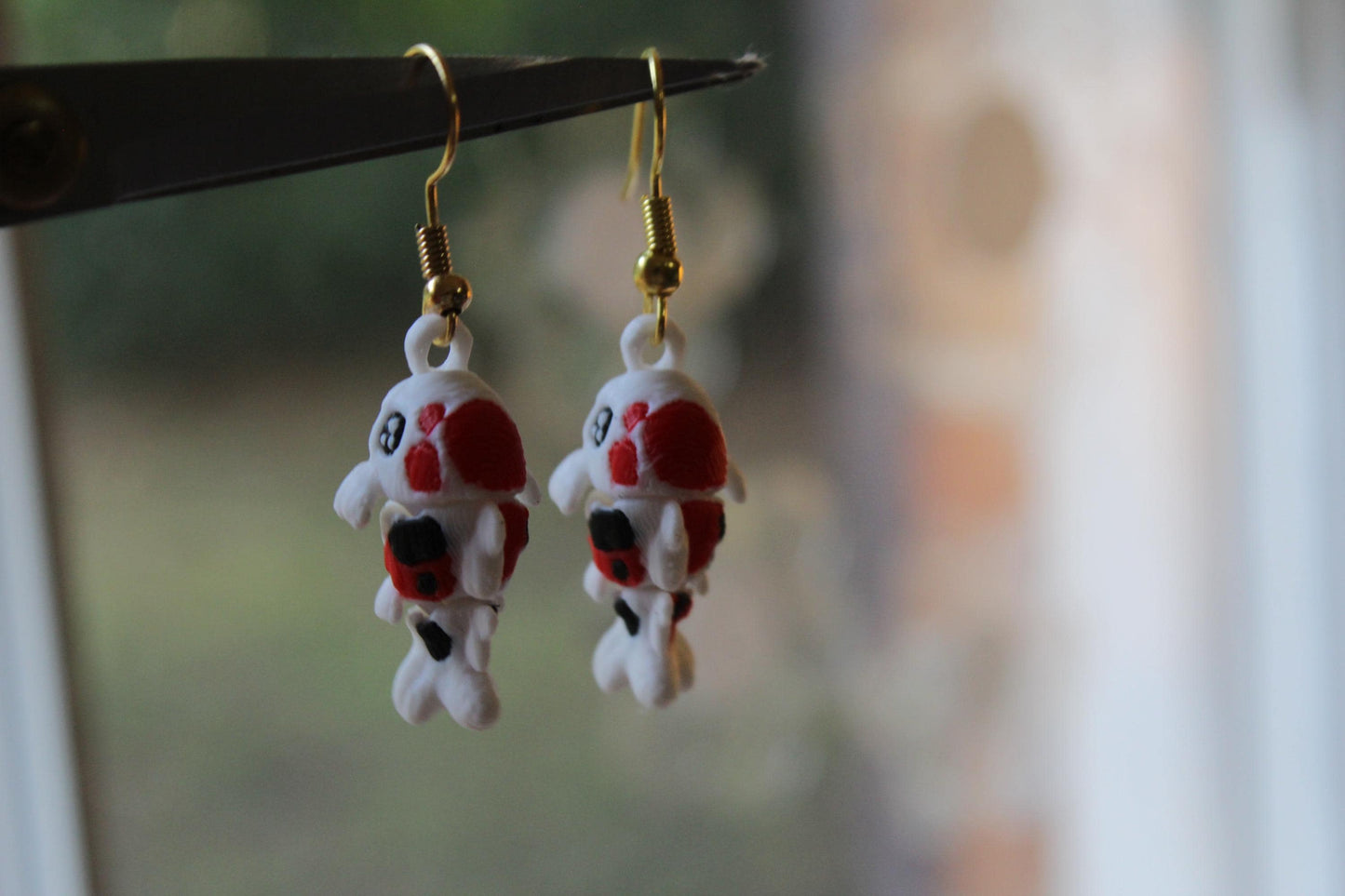 Koi Fish Earring 3D Printed