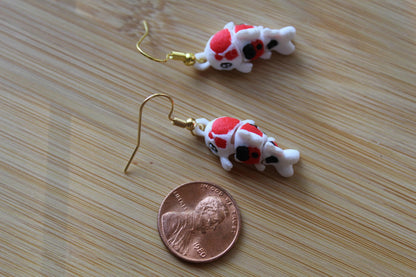 Koi Fish Earring 3D Printed