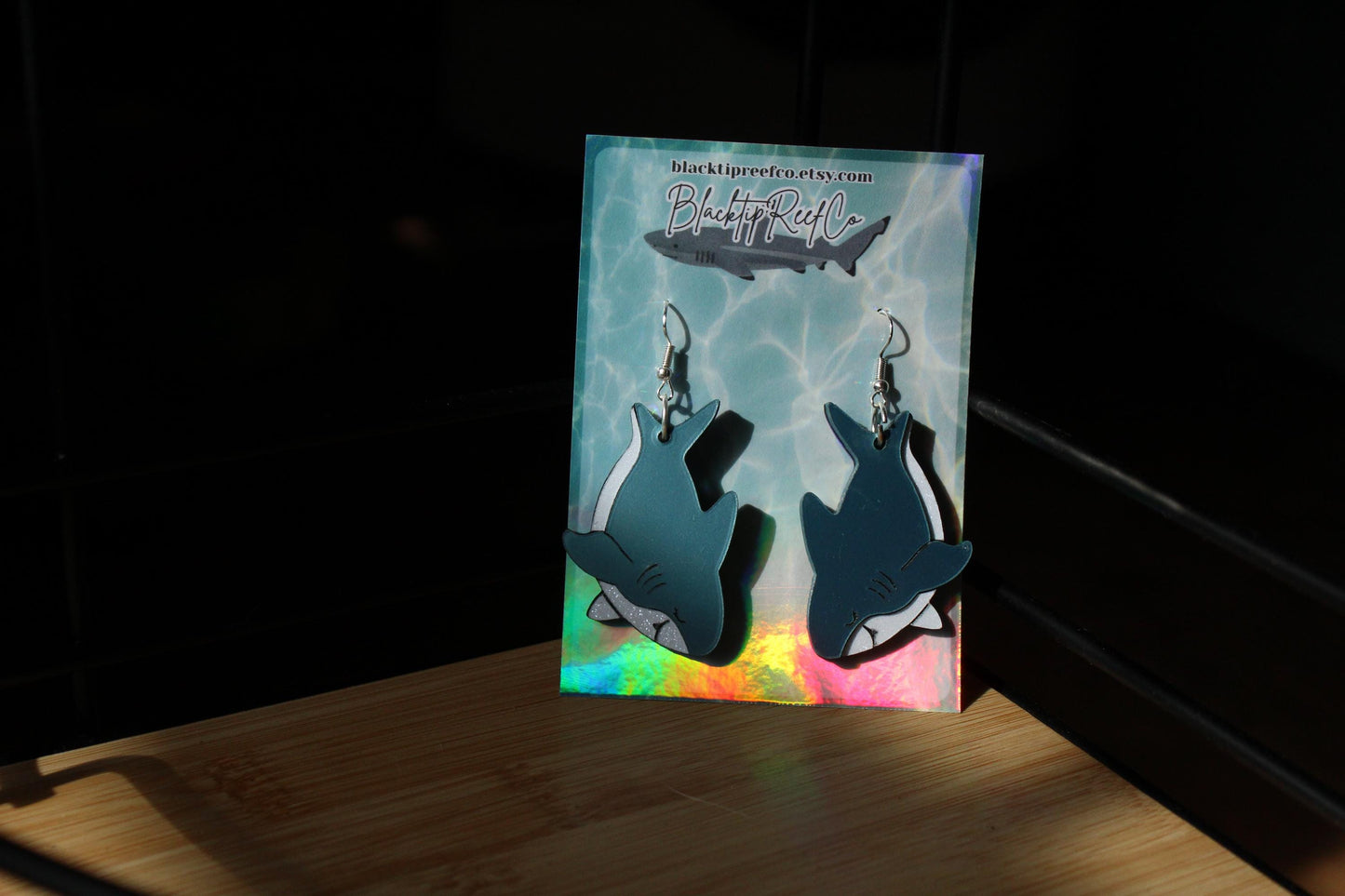 Shark Acrylic Earrings