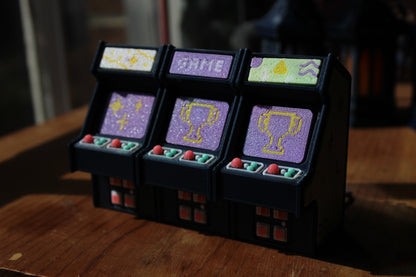 Arcade Cabinate Clicker Keychain