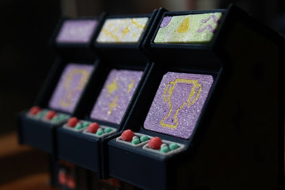 Arcade Cabinate Clicker Keychain