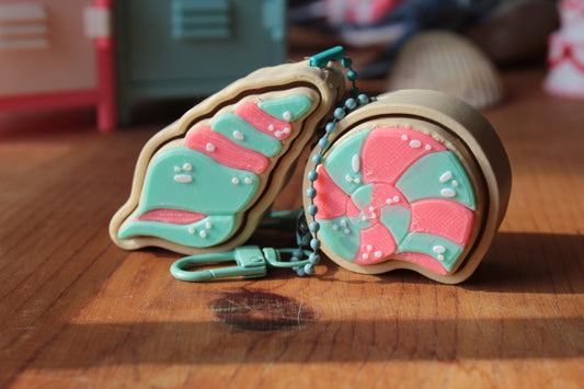 Seashell Clicker Keychain