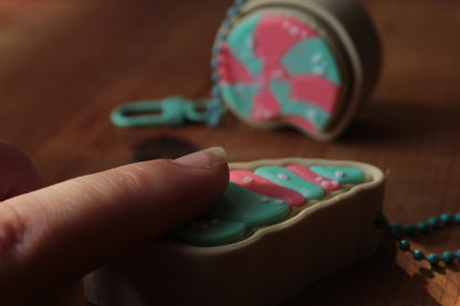 Seashell Clicker Keychain