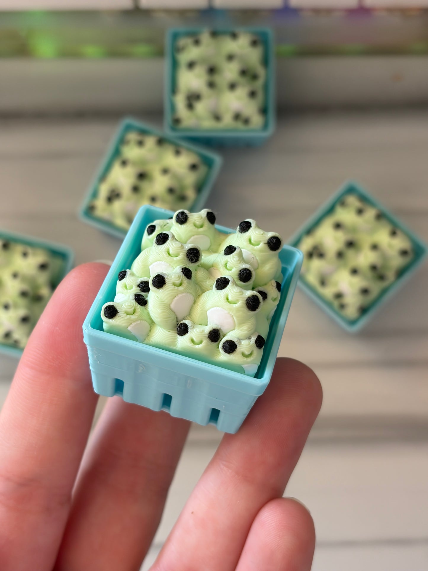 Froggy Fruit Basket 3D Printed Clicker