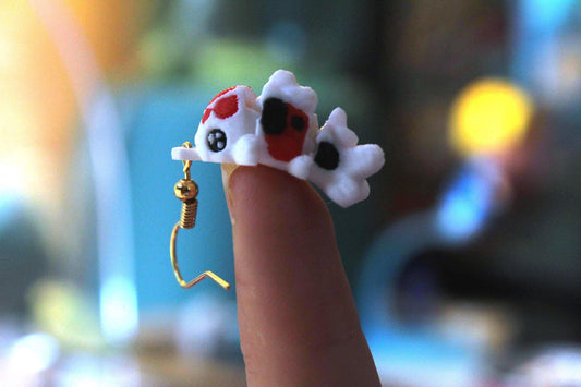 Koi Fish Earring 3D Printed
