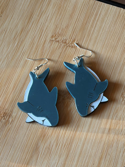 Shark Acrylic Earrings