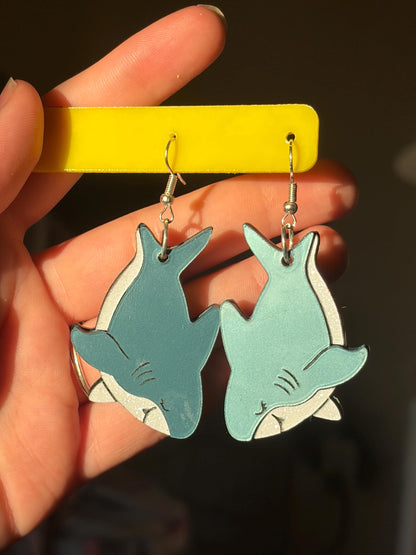 Shark Acrylic Earrings