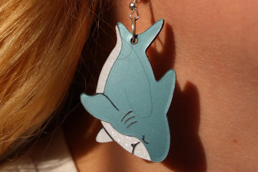 Shark Acrylic Earrings