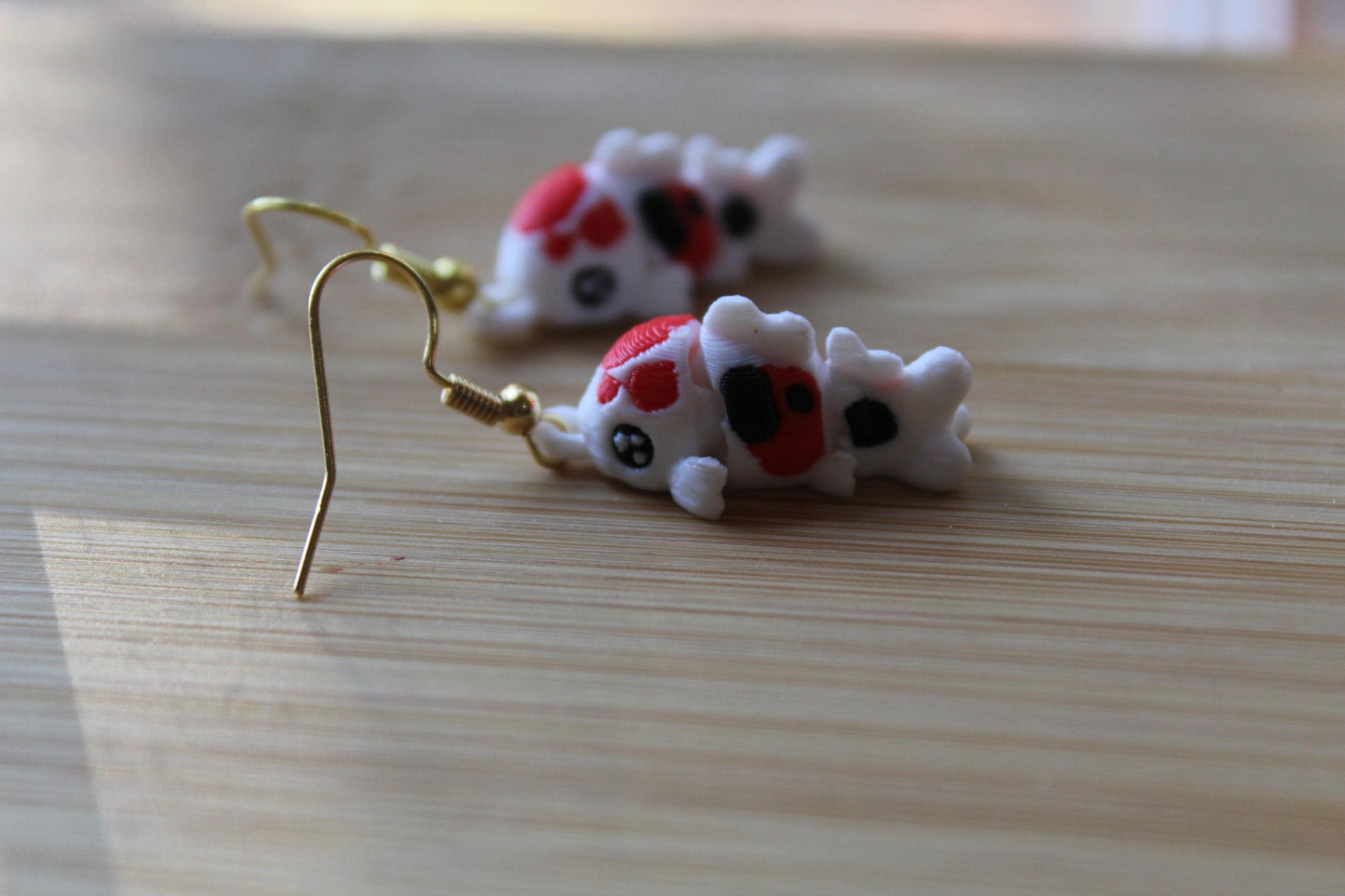 Koi Fish Earring 3D Printed