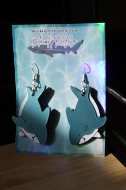 Shark Acrylic Earrings